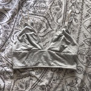 MADEWELL striped bralette!! S